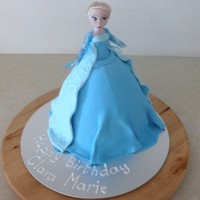 Princess Cake - Elsa Fondant Covered